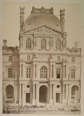 Pavillon Richelieu de face, palais du Louvre (Paris)