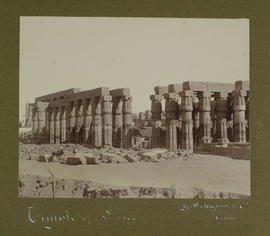 Temple of  Luxor [légende originale] / Temple de Louxour / [(Louxor) Colonnade d' d'Amenhotep III...